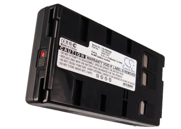 6.0V, 2100mAh, Ni-MH Battery fits Philips, M-640, M-660, 12.6Wh
