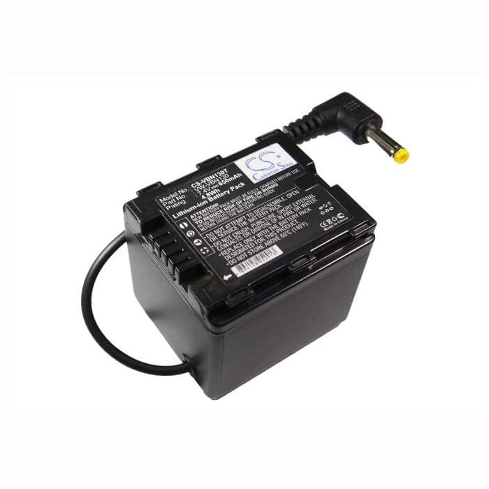 7.4V, 650mAh, Li-ion Battery fits Panasonic, Hdc-hs900, Hdc-sd800, 4.81Wh