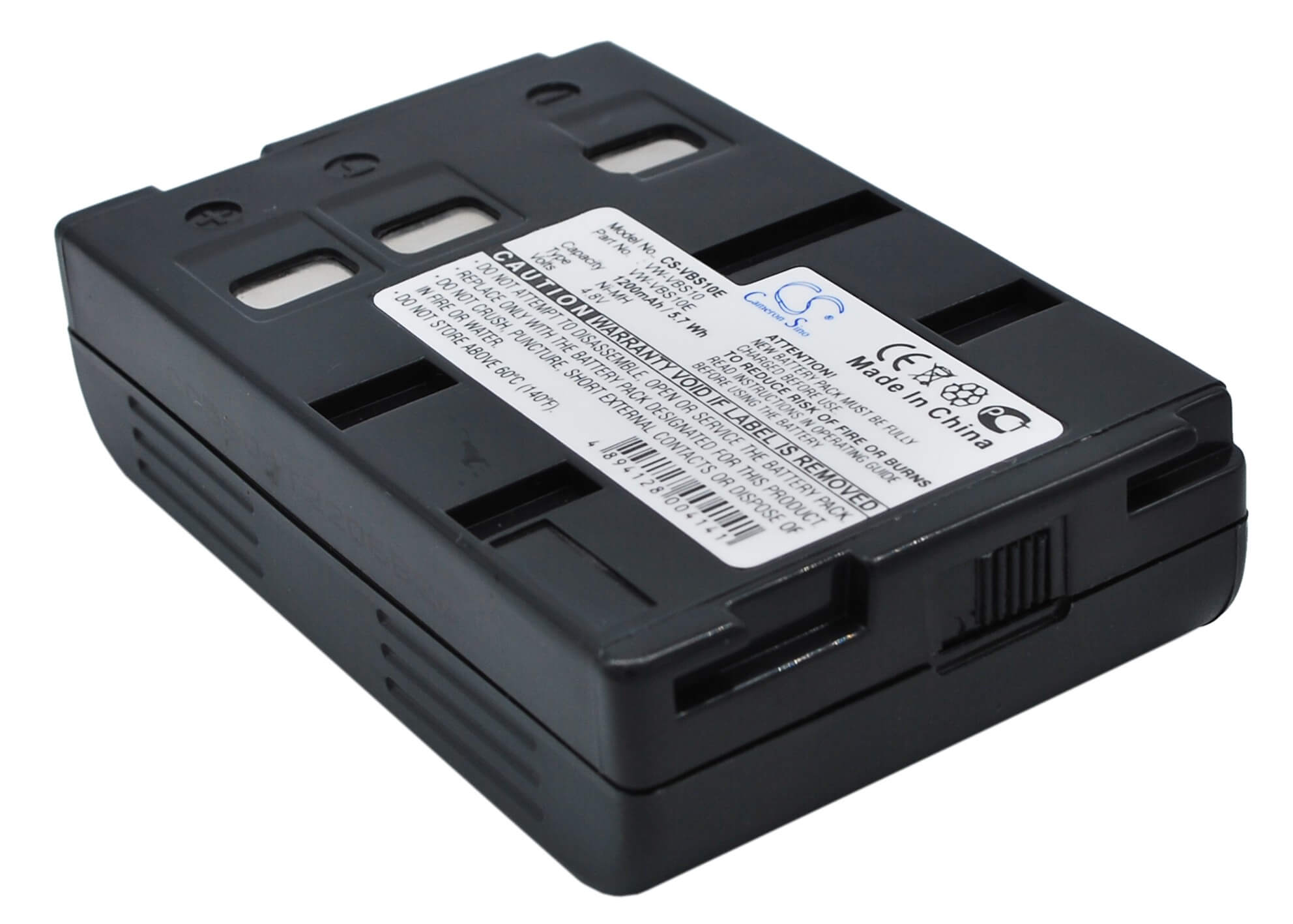 4.8V, 1200mAh, Ni-MH Battery fits Blaupunkt, Scr-250, 5.76Wh