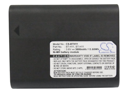 3.6V, 3800mAh, Ni-MH Battery fits Sharp, Vl-8, Vl-8888, 13.68Wh
