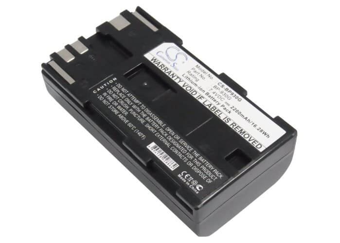 7.4V, 2200mAh, Li-ion Battery fits Canon, Gl1, Gl2, 16.28Wh