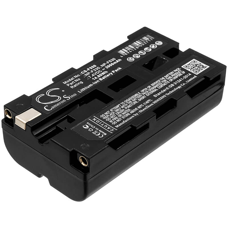 7.4V, 2000mAh, Li-ion Battery fits Mitoya, Rl-480 3000-6000 K, 14.8Wh