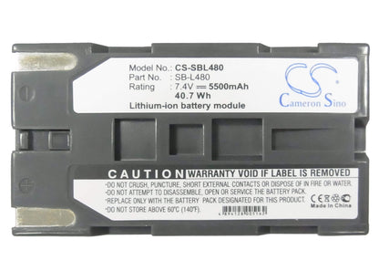 7.4V, 5500mAh, Li-ion Battery fits Samsung, Scl810, Scl860, 40.7Wh