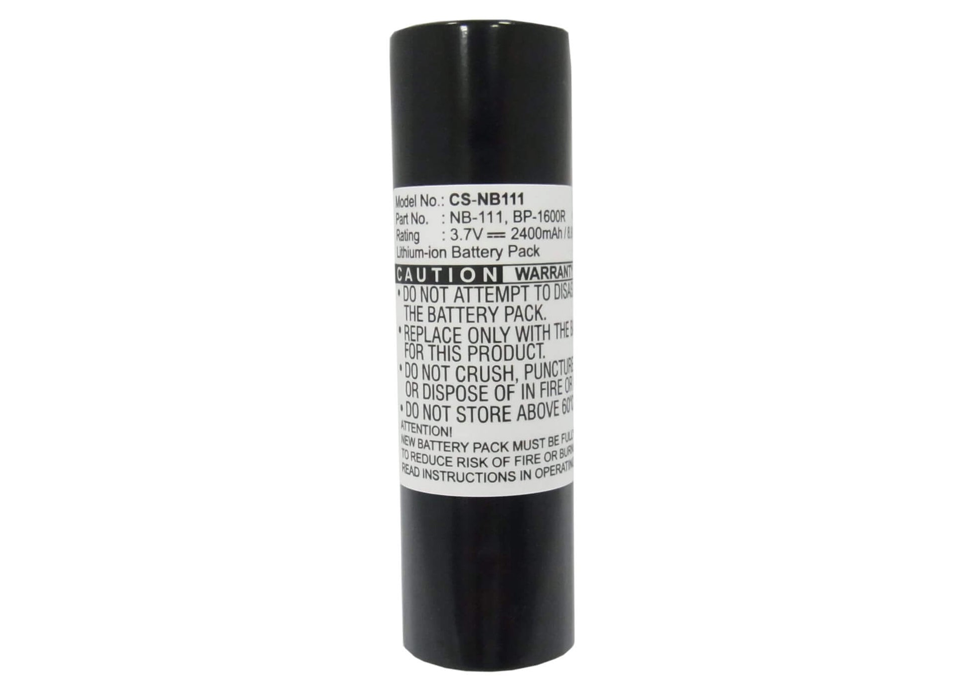 3.7V, 2400mAh, Li-ion Battery fits Sony, Md-ms200, 8.88Wh