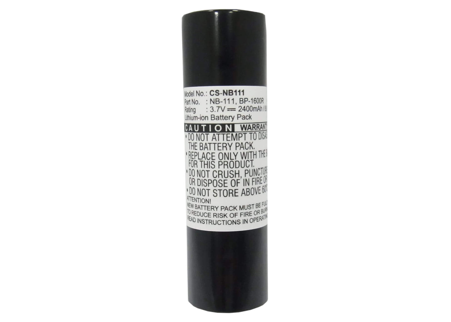 3.7V, 2400mAh, Li-ion Battery fits Kenwood, Dmc-g7r, Minidisc Players, 8.88Wh