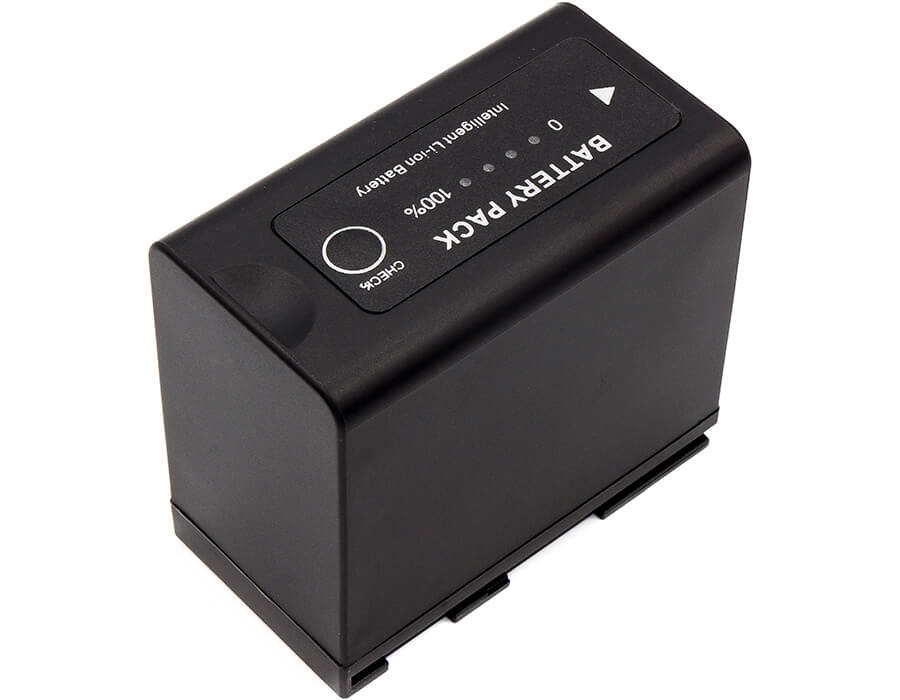 7.4V, 6600mAh, Li-ion Battery fits Canon, Gl2, Xf100, 48.84Wh