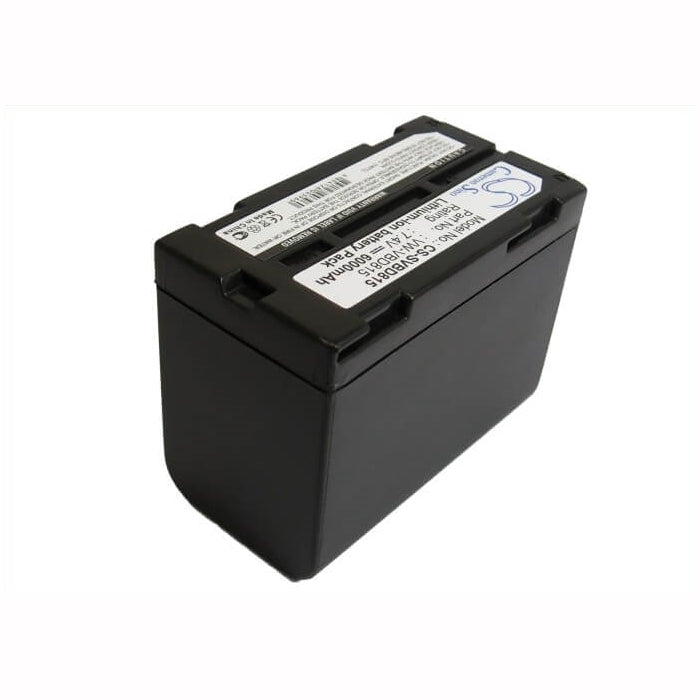 7.4V, 6000mAh, Li-ion Battery fits Panasonic, Nv-dx100, 44.4Wh