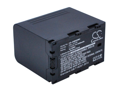 7.4V, 4400mAh, Li-ion Battery fits Jvc, Gy-hm200, Gy-hm200e, 32.56Wh