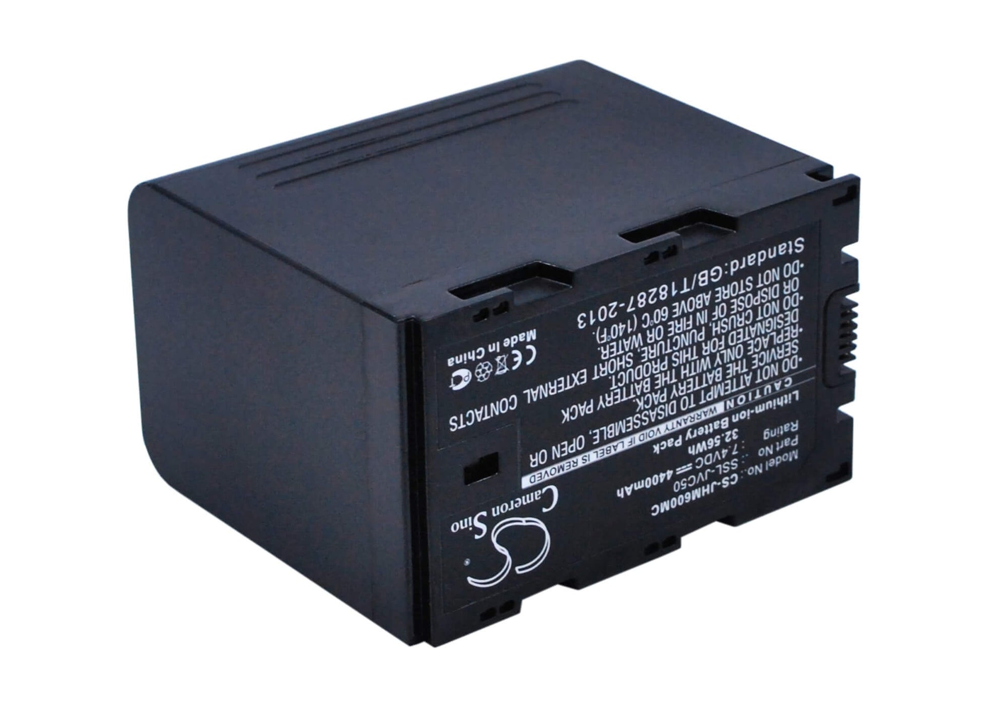 7.4V, 4400mAh, Li-ion Battery fits Jvc, Gy-hm200, Gy-hm200e, 32.56Wh