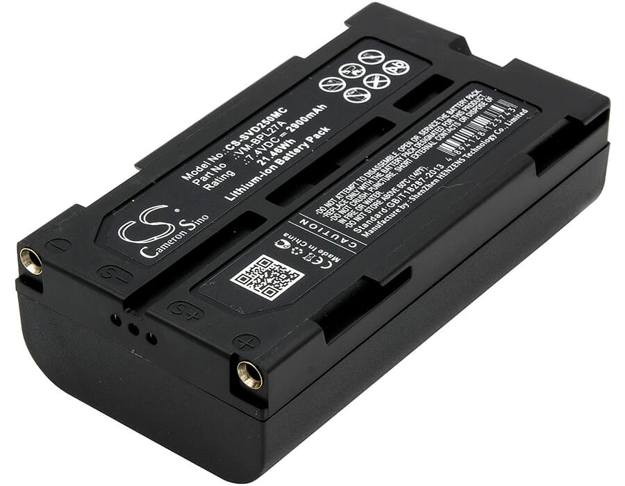 7.4V, 2900mAh, Li-ion Battery fits Fuji, Vmbpl30a, Vmbpl60a, 21.46Wh