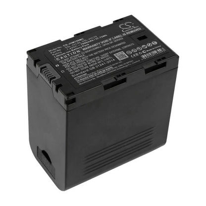 Camera 7.4V, 7800mAh, Li-ion Battery fits Jvc, SSL-JVC70, Gy-hm200e, 57.72Wh