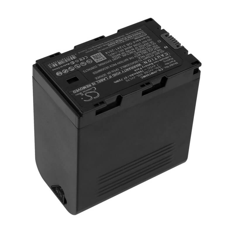 Camera 7.4V, 7800mAh, Li-ion Battery fits Jvc, SSL-JVC70, Gy-hm200e, 57.72Wh