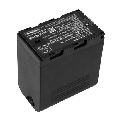 Camera 7.4V, 7800mAh, Li-ion Battery fits Jvc, SSL-JVC75, Gy-hm200e, 57.72Wh