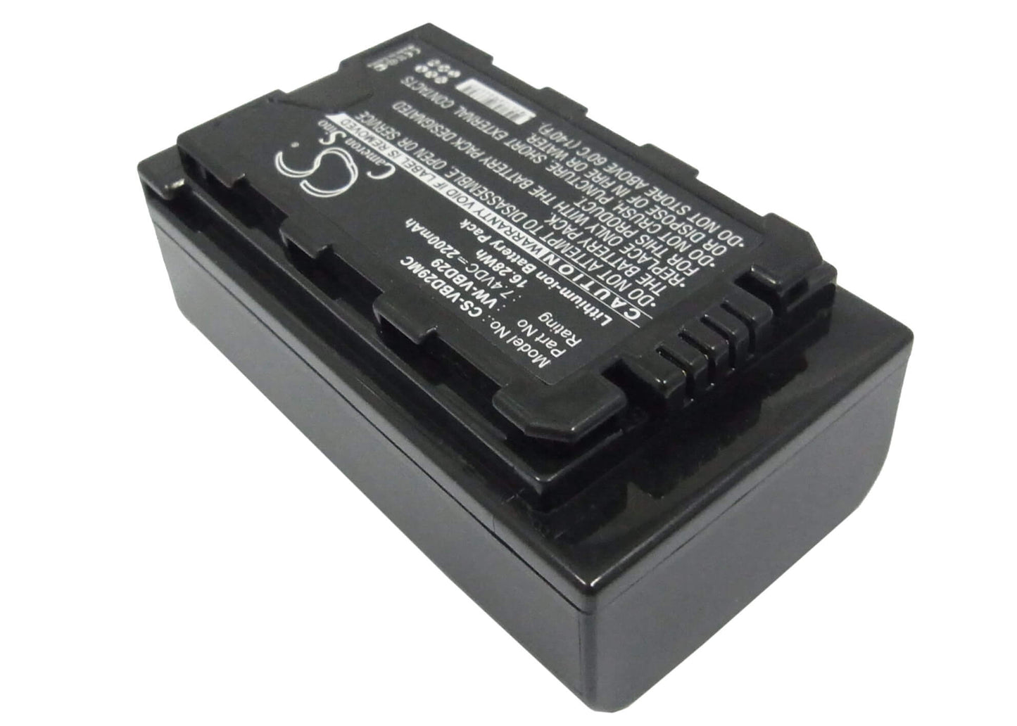 7.4V, 2200mAh, Li-ion Battery fits Panasonic, Aj-px270, Aj-px298, 16.28Wh