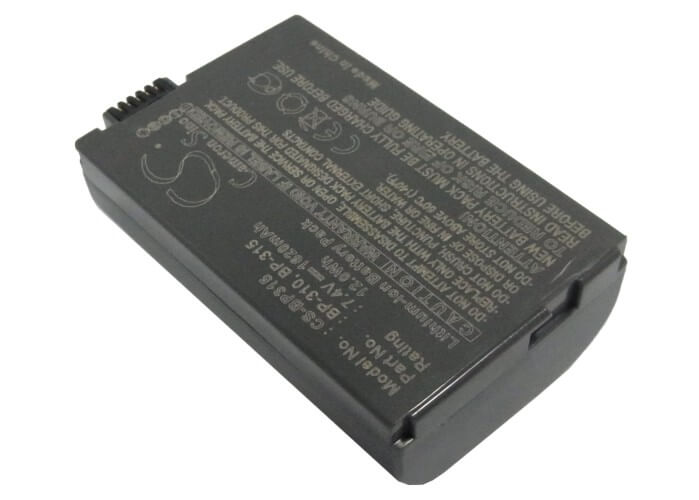 7.4V, 1620mAh, Li-ion Battery fits Canon, Dc51, Ixy Dvm5, 11.988Wh