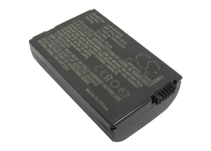 7.4V, 1620mAh, Li-ion Battery fits Canon, Dc51, Ixy Dvm5, 11.988Wh