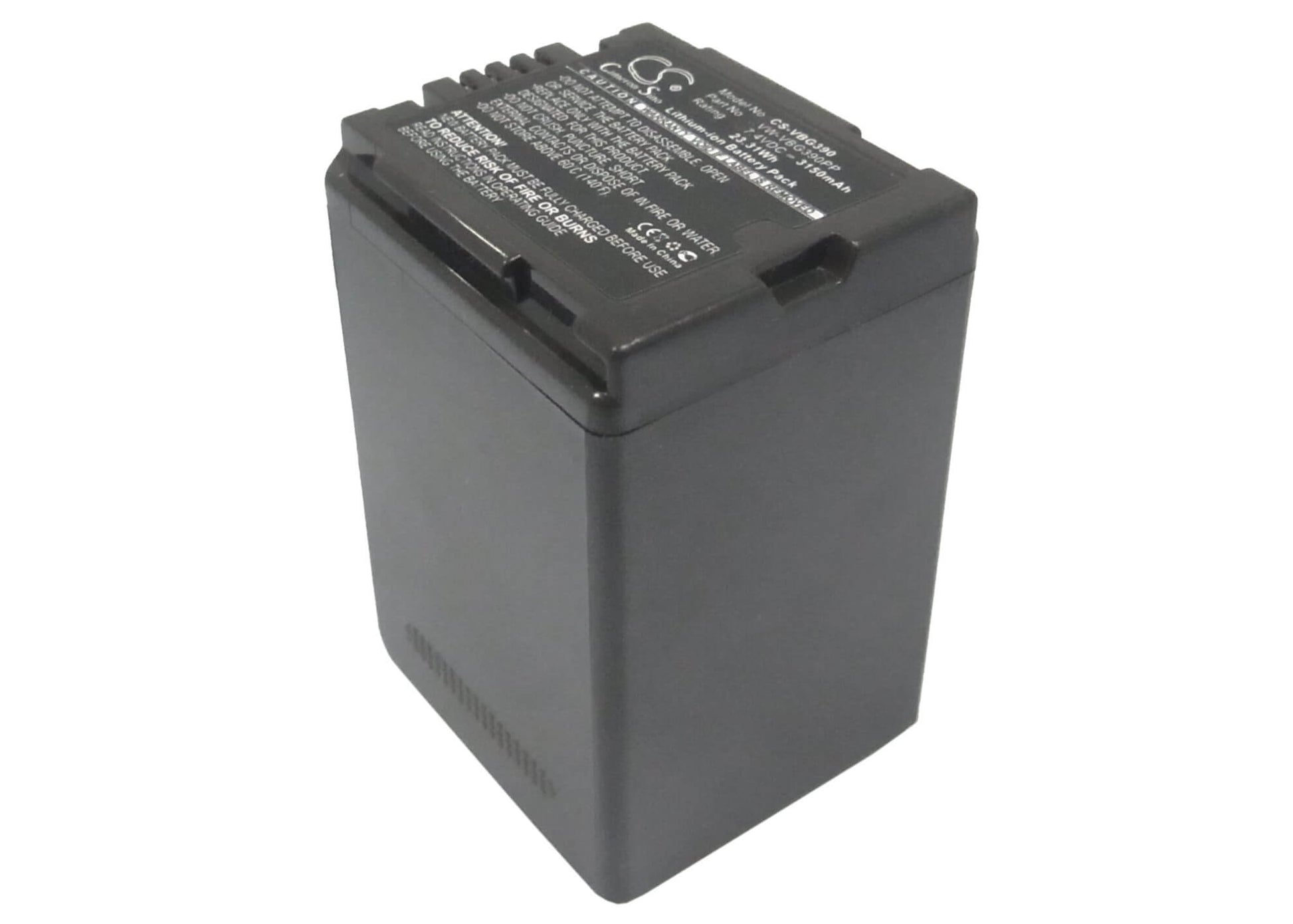 7.4V, 3150mAh, Li-ion Battery fits Panasonic, Ag-hmc150, Ag-hmc40, 23.31Wh