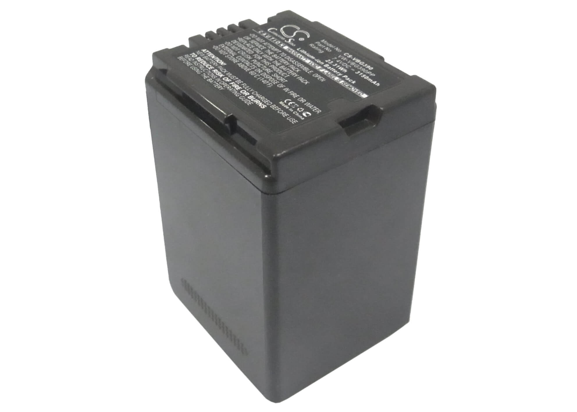 7.4V, 3150mAh, Li-ion Battery fits Panasonic, Ag-hmc150, Ag-hmc40, 23.31Wh