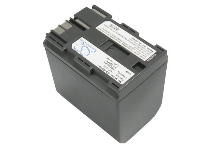 7.4V, 4500mAh, Li-ion Battery fits Canon, Dm-mv100x, Dm-mv100xi, 33.3Wh