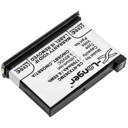 3.85V, 1700mAh, Li-ion Battery fits Insta360, One X2, 6.545Wh