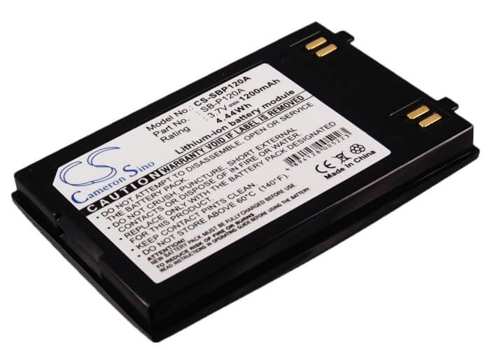 3.7V, 1200mAh, Li-ion Battery fits Samsung, Sc-mm10, Sc-mm10bl, 4.44Wh
