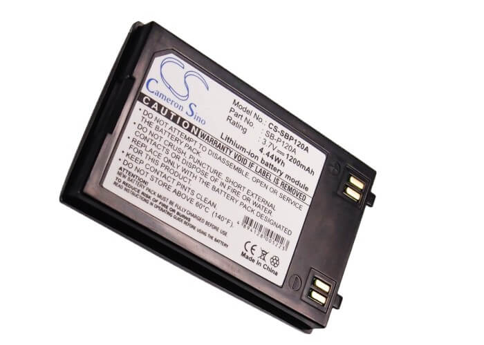 3.7V, 1200mAh, Li-ion Battery fits Samsung, Sc-mm10, Sc-mm10bl, 4.44Wh