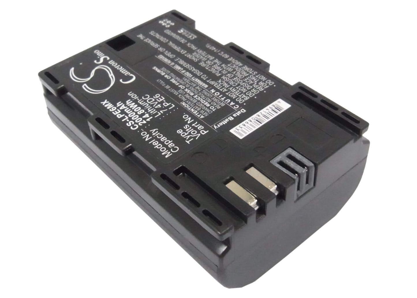 7.4V, 2000mAh, Li-ion Battery fits Canon, 5d Mark Iii, Eos 5d Mark Ii, 14.8Wh