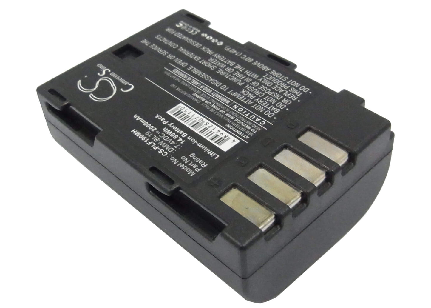 7.4V, 2000mAh, Li-ion Battery fits Panasonic, Lumix Dmc-gh3, Lumix Dmc-gh3a, 14.8Wh