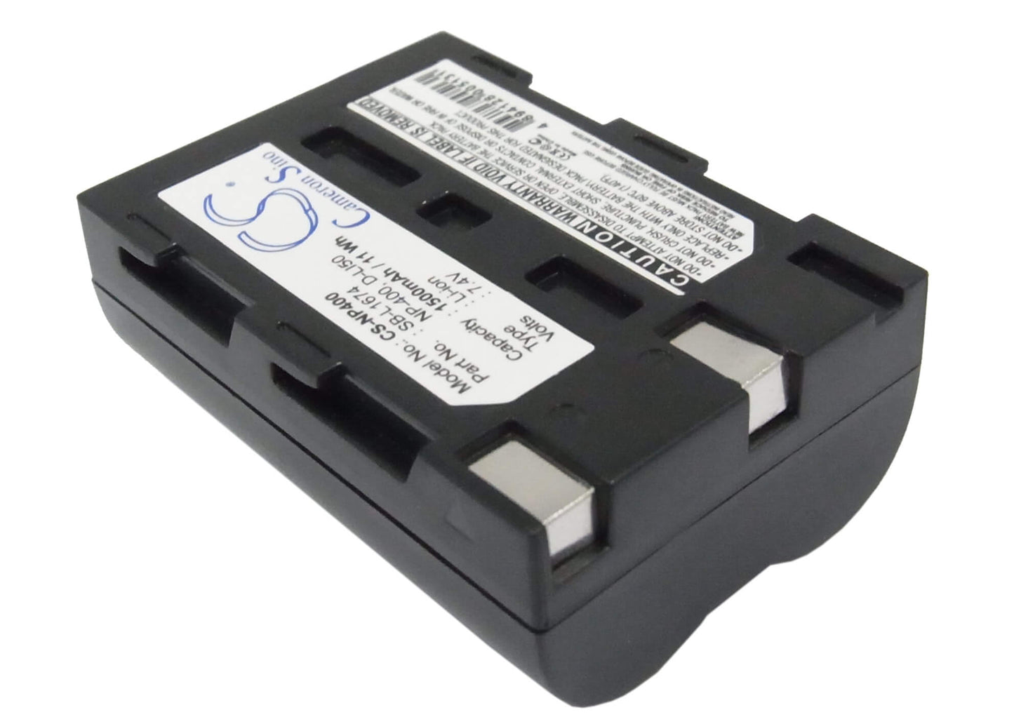 7.4V, 1500mAh, Li-ion Battery fits Pentax, K10d, K20d, 11.1Wh