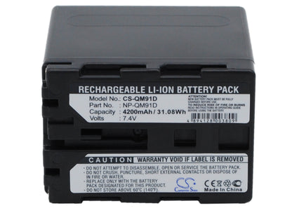 7.4V, 4200mAh, Li-ion Battery fits Sony, Ccd-trv108, Ccd-trv108e, 31.08Wh