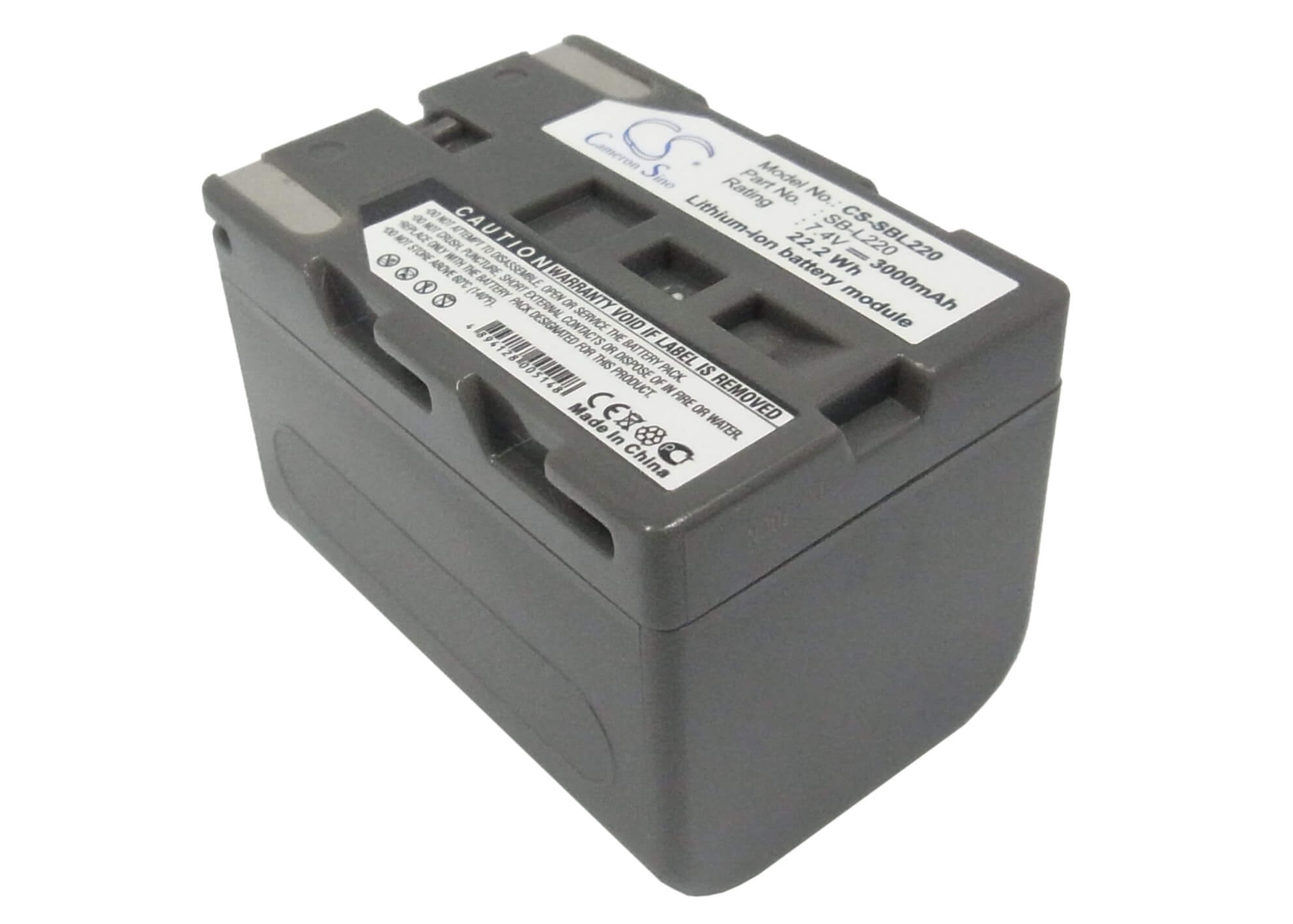 7.4V, 3000mAh, Li-ion Battery fits Samsung, Scd20, Scd21, 22.2Wh
