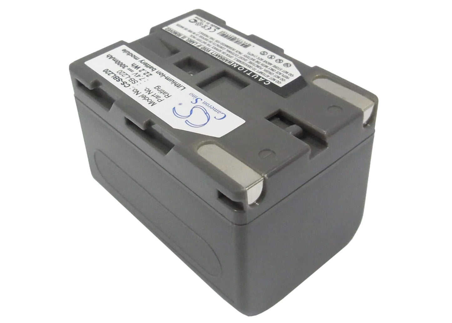 7.4V, 3000mAh, Li-ion Battery fits Samsung, Scd20, Scd21, 22.2Wh