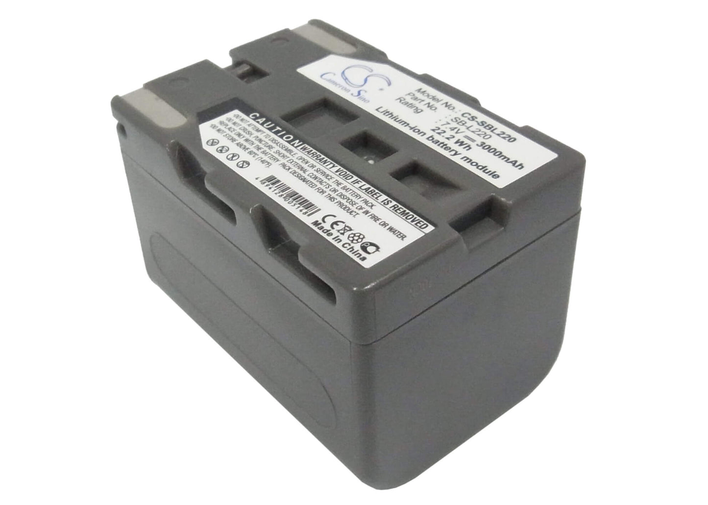 7.4V, 3000mAh, Li-ion Battery fits Leaf, Afi-ii 7, Aptus 22, 22.2Wh