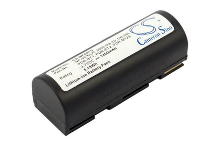 3.7V, 1400mAh, Li-ion Battery fits Leica, Digilux Zoom, 5.18Wh