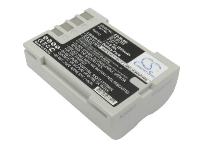 7.4V, 1600mAh, Li-ion Battery fits Olympus, E3, E30, 11.84Wh