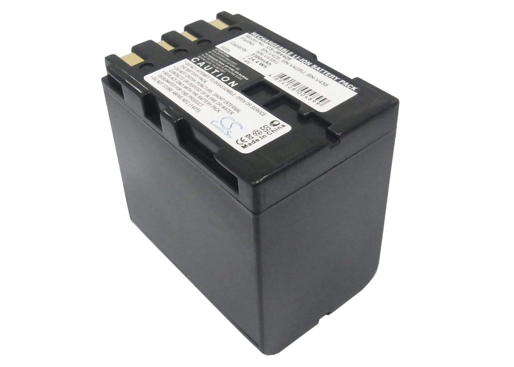 7.4V, 3300mAh, Li-ion Battery fits Jvc, Cu-vh1, Cu-vh1us, 24.42Wh