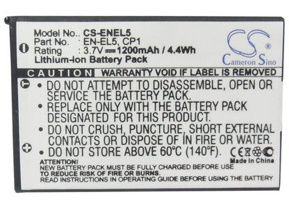 3.7V, 1200mAh, Li-ion Battery fits Klicktel, Navigator K5, 4.44Wh