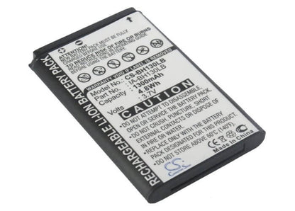 3.7V, 1300mAh, Li-ion Battery fits Samsung, Hmx-u20, hmx-w200, 4.81Wh