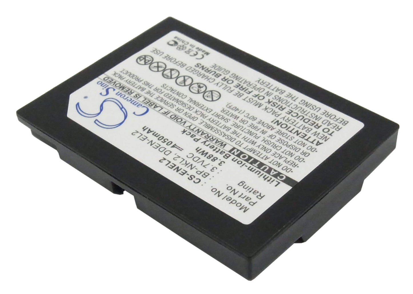 3.7V, 1050mAh, Li-ion Battery fits Nikon, Coolpix 2500, Coolpix 3500, 3.885Wh