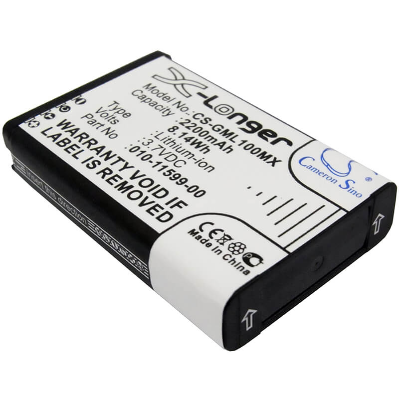 3.7V, 2200mAh, Li-ion Battery fits Garmin, E1gr, E1grvirbelite, 8.14Wh