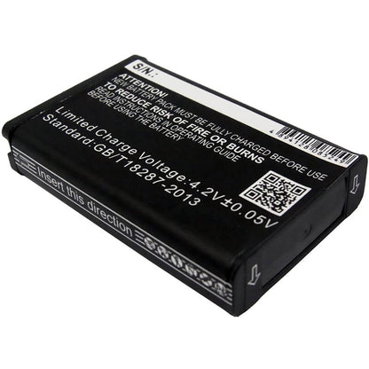 3.7V, 1800mAh, Li-ion Battery fits Garmin, E1gr, E1grvirbelite, 6.66Wh
