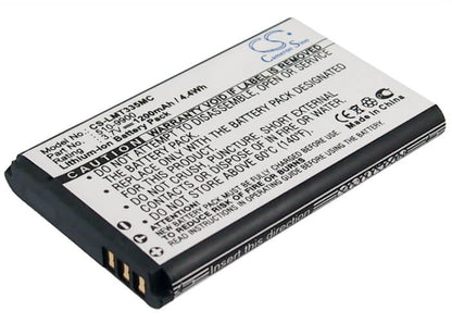3.7V, 1200mAh, Li-ion Battery fits Liquid Image, Impact 365, Impact 367, 4.44Wh