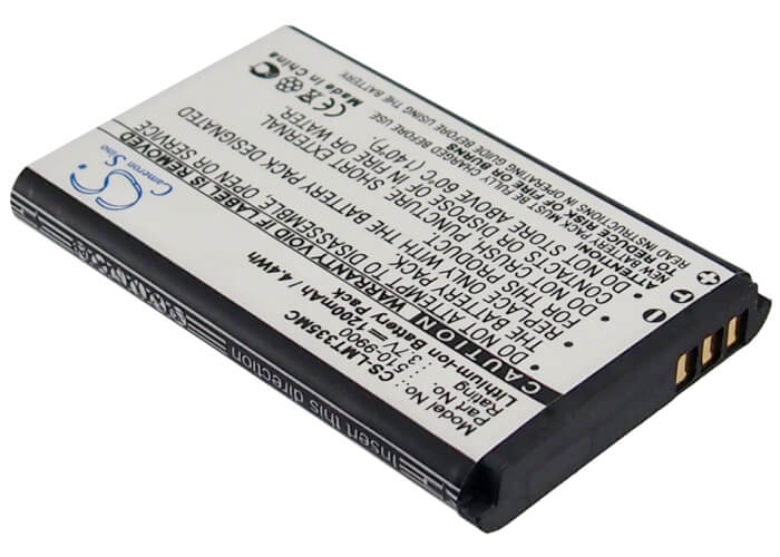 3.7V, 1200mAh, Li-ion Battery fits Liquid Image, Impact 365, Impact 367, 4.44Wh