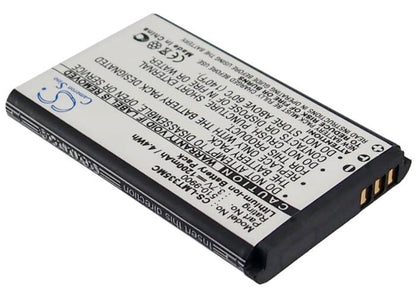 3.7V, 1200mAh, Li-ion Battery fits Polaroid, Dvg-720e, 4.44Wh