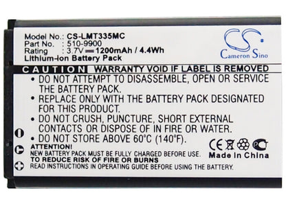 3.7V, 1200mAh, Li-ion Battery fits Polaroid, Dvg-720e, 4.44Wh