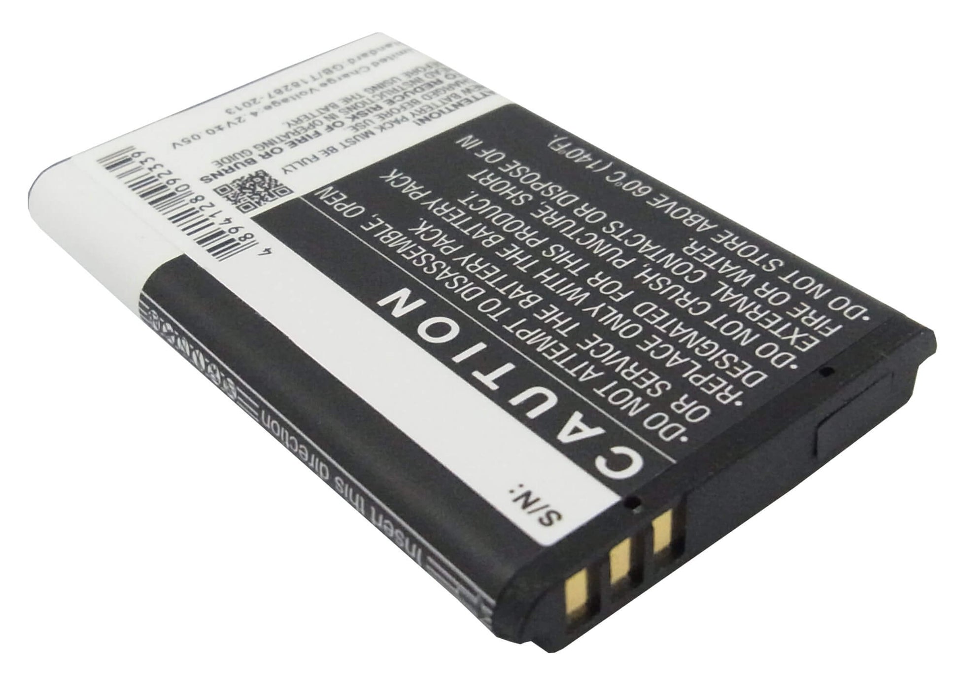 Camera 3.7V, 1200mAh, Li-ion Battery fits Snom, M65, 4.44Wh