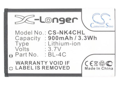 Camera 3.7V, 900mAh, Li-ion Battery fits Svp, 600, 700, 3.33Wh