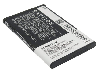 Camera 3.7V, 750mAh, Li-ion Battery fits Rollei, Compactline 83, 2.775Wh