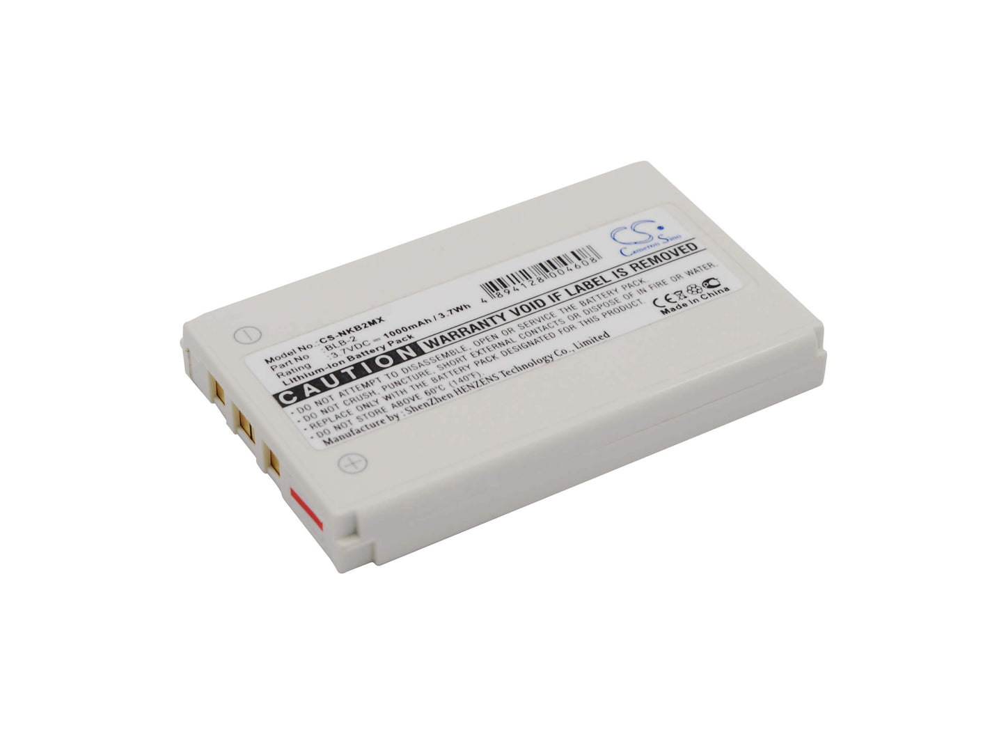 Camera 3.7V, 1000mAh, Li-ion Battery fits Svp, Dv-8300, Us-p, 3.7Wh
