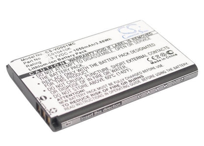 3.7V, 1050mAh, Li-ion Battery fits Spare, Contourhd, 3.885Wh
